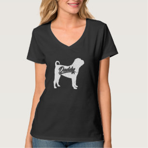 T-shirt Propriétaire de chien Shar Pei Papa Pères de Shar