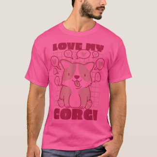 T-shirt Propriétaire de Corgi Funny Corgi Tee