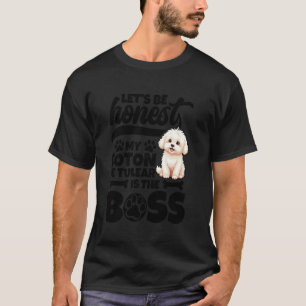 T-shirt Propriétaire de Coton De Tulear Soyez Honnête Enth