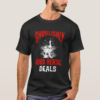 T-shirt Propriétaire de Halloween Locataires Agent Immobil