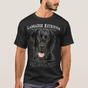 T-shirt Propriétaire de Labrador Retriever noir Dresseur