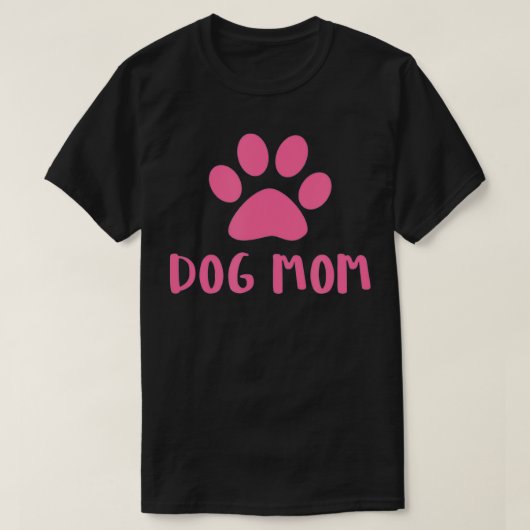 T-shirt Propriétaire de l'animal de compagnie Chien Maman (Design devant)