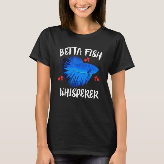 T-shirt Propriétaire de poisson Betta chuchoteur (Devant)