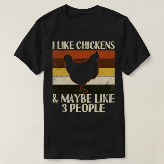 T-shirt Propriétaire de poulet Poulets Amant de poulet 1 (Design devant)