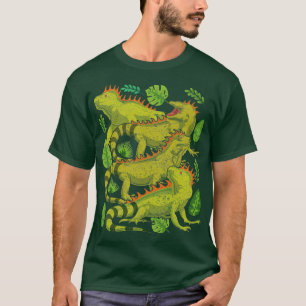 T-shirt Propriétaire de reptiles Plantes tropicaux Animaux