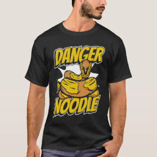 T-shirt Propriétaire de serpent Danger Noodle Snake  Banan