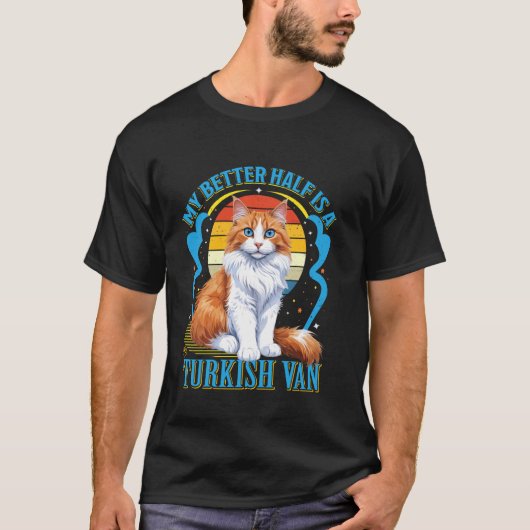 T-shirt Propriétaire De Van Turc MON MEILLEUR MOITIÉ EST U (Devant)