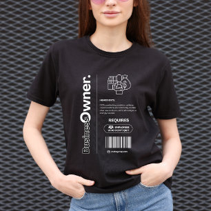 T-shirt Propriétaire d'entreprise – Humour de travail drôl
