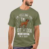 T-shirt Propriétaire des chiots Rhodesian Ridgeback _44 (Devant)