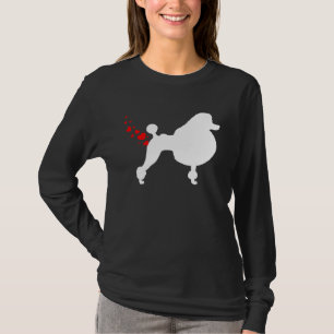 T-shirt Propriétaire drôle de Poodle standard pour la Sain