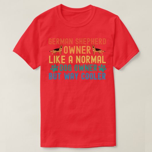 T-shirt Propriétaire du berger allemand (Design devant)