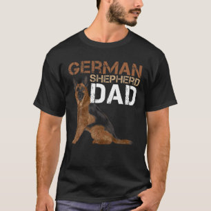 T-shirt Propriétaire du berger allemand Papa Shepard Amou