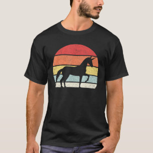 T-shirt Propriétaire du cheval de style Vintage Unicorn Re