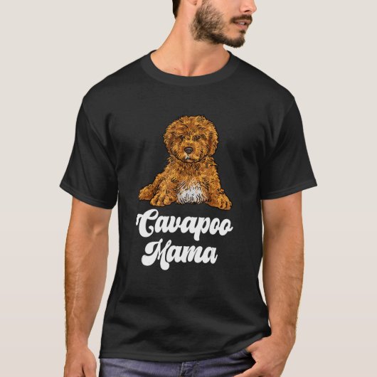 T-shirt Propriétaire du chien Cavapoo Mama (Devant)