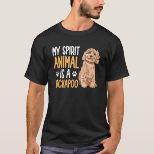T-shirt Propriétaire Du Chien Cockapou Mon Animal D'Esprit