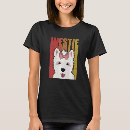 T-shirt Propriétaire du chien Westie West Highland White T (Devant)