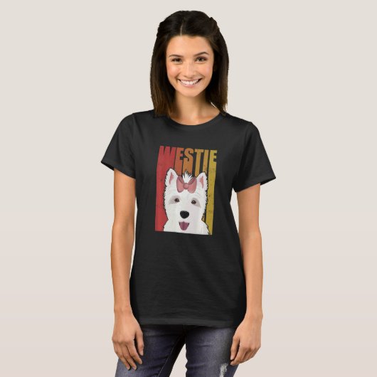 T-shirt Propriétaire du chien Westie West Highland White T (Devant entier)