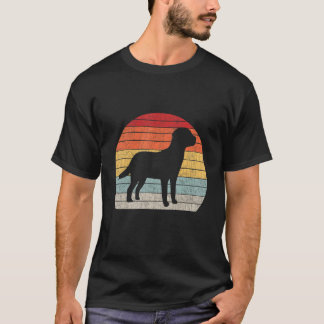 T-shirt Propriétaire du Labrador rétro circulaire Golden B