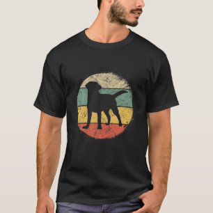 T-shirt Propriétaire du Labrador rétro circulaire Golden B