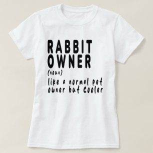 T-shirt Propriétaire du lapin, lapin, lapin, lapin, mignon