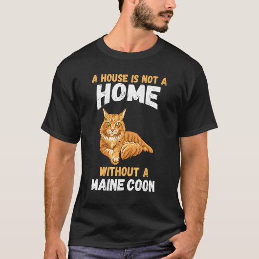T-shirt Propriétaire du Maine Coon (Devant)