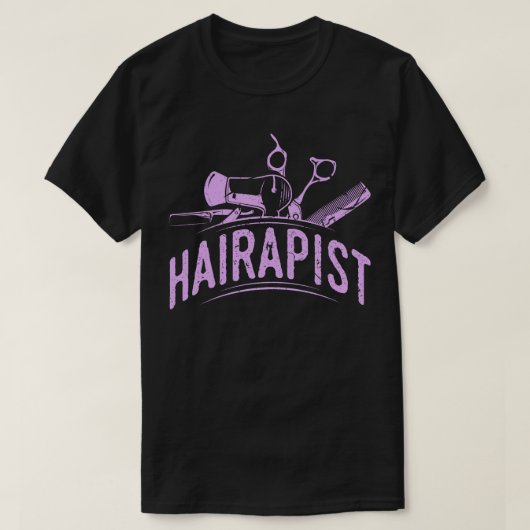 T-shirt Propriétaire du salon de coiffure haïrapiste (Design devant)