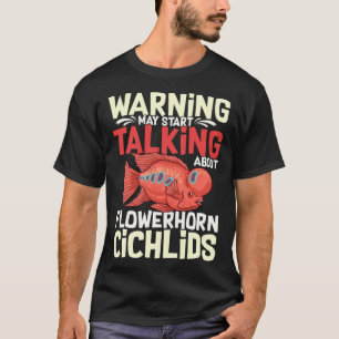 T-shirt Propriétaire d'un aquarium de poissons Cichlidé Fl