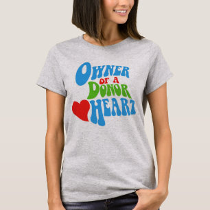 T-shirt Propriétaire d'un coeur donateur, transplante card