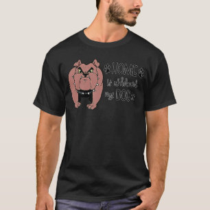T-shirt Propriétaire d'un mignon bulldog Les Chiens aiment