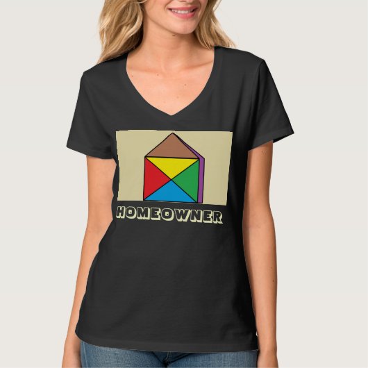 T-SHIRT PROPRIÉTAIRE D'UNE MAISON (Devant)