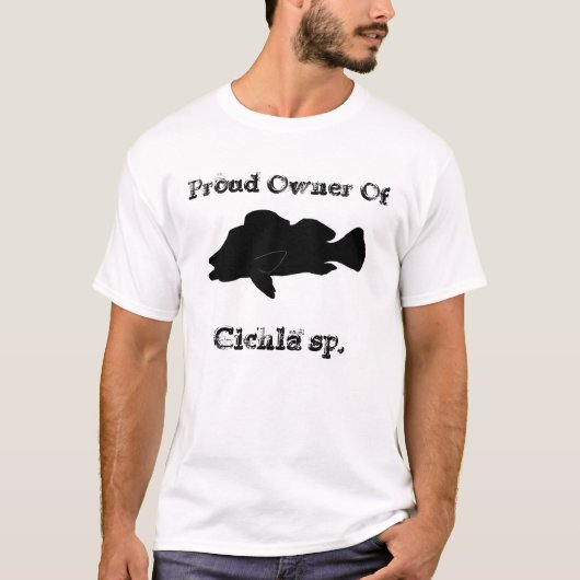 T-shirt Propriétaire fier des espèces de Cichla (Devant)