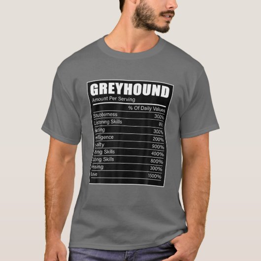 T-shirt Propriétaire Greyhound Amoureux des chiens chiot G (Devant)