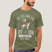 T-shirt Propriétaire Irlandais Des Chiens De Chien Rouge E (Devant)