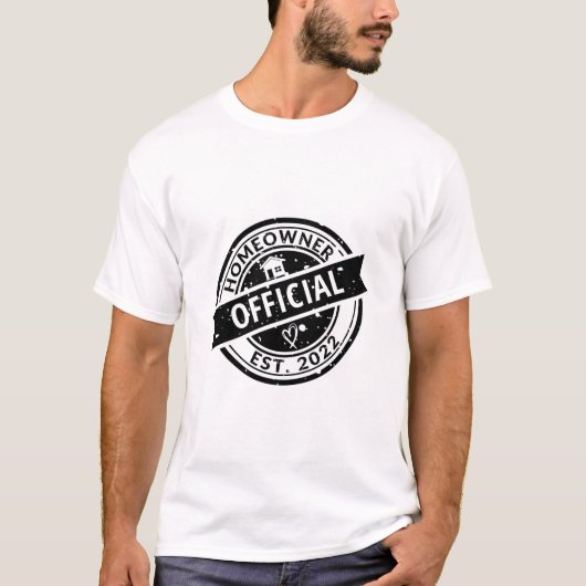 T-shirt Propriétaire officiel EST.2022 Citer le réchauffem (Devant)