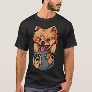 T-shirt Propriétaire Poméranien Chien J'aime Mon Poméranie