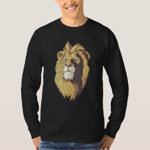 T-shirt Propriétaires de tête de lion gardien faune Safari