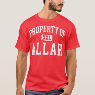 T-shirt propriété d'allah