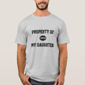 T-SHIRT "PROPRIÉTÉ DE " (Devant)