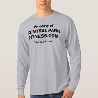T-shirt Propriété de forme physique de Central Park