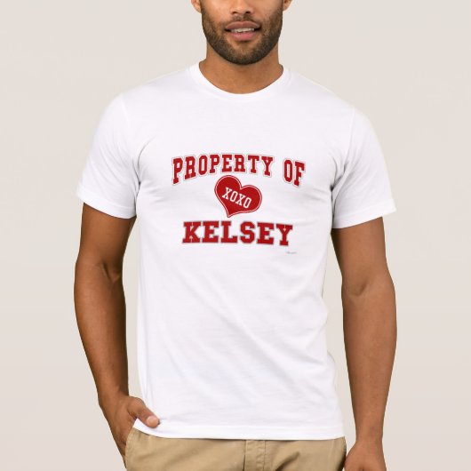 T-shirt Propriété de Kelsey (Devant)