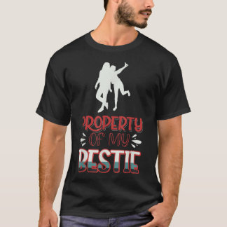 T-shirt Propriété De Mon Bestie 1561