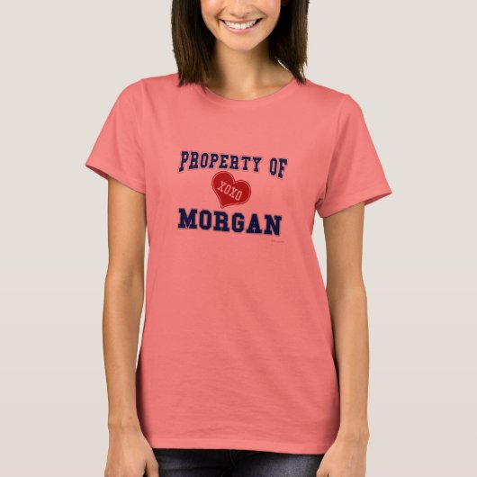 T-shirt Propriété de Morgan (Devant)