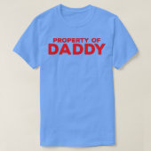T-shirt Propriété de papa (Design devant)