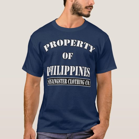 T-shirt propriété de Philippines (Devant)