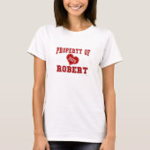 T-shirt Propriété de Robert (Devant)