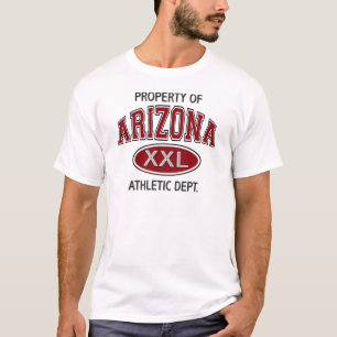 T-SHIRT PROPRIÉTÉ DE SERVICE SPORTIF DE L'ARIZONA