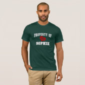 T-shirt Propriété de Sophie (Devant entier)