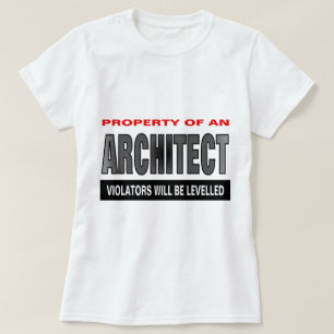 T-shirt Propriété d'un architecte