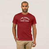 T-shirt Propriété d'un Chow Chow (Devant entier)