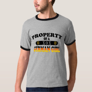 T-shirt Propriété d'une fille allemande